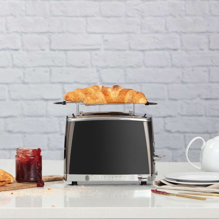 RUSSELL HOBBS 2615056 Luna Toaster 2 SL Matte Black